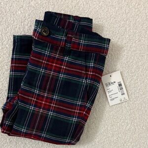 Gymboree Red and Green Plaid Kids Bottoms